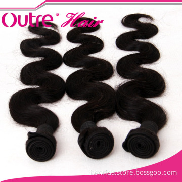 12-30" Instock 100g/PCS 6A Unprocessed Brazilian Virgin Human Hair Extension Body Wave, Unprocessed Virgin Human Hair Weft Weaving